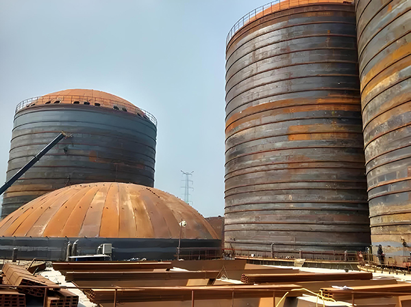 姚安焦粉钢板仓